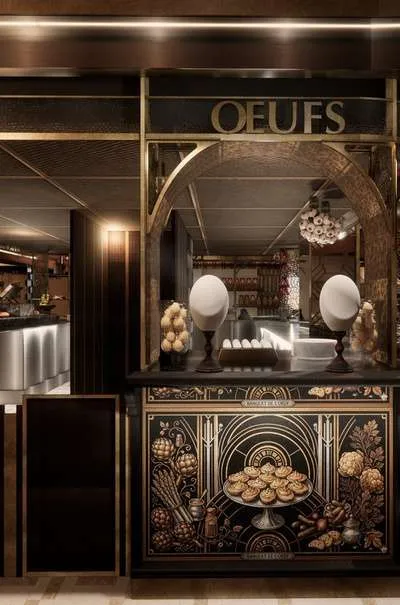 Banquet des œufs sous son enseigne
